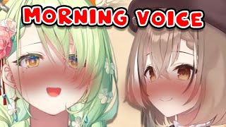 [ENG SUB/Hololive] Fauna's and Mumei's Morning Voices hits differently