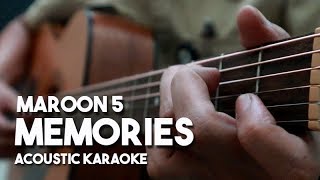 [Acoustic Karaoke] Memories - Maroon 5 (Guitar Version with Lyrics)