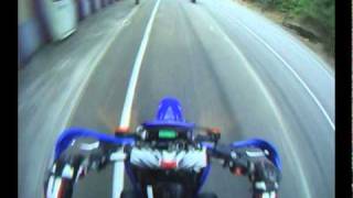 WR250X playing with big bikes