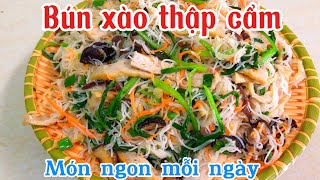 Bún xào thập cẩm ngon_mỳ xào thập cẩm đơn giản ngon | Món ngon mỗi ngày pt