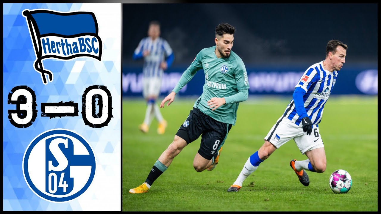 Hertha BSC 3 - 0 FC Schalke 04 | Highlights | Bundesliga - YouTube