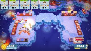 Kevin's Christmas cracker 1-2 Solo 4 stars - Overcooked!2