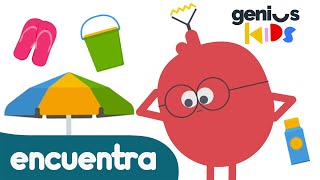 Encuentra los objetos perdidos | Videos para niños | ¡Vamos a la playa!