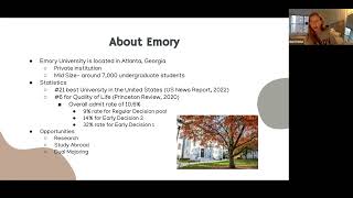 Kweller Prep Webinar   How Dori got into Emory