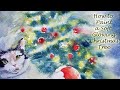 How to Paint a Soft, Glowing Christmas Tree in Watercolor 4 Beginners
