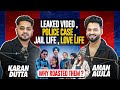 KARAN DUTTA on Kullad Pizza CONFLICT , Police Case , Jail Life , Vloggers , Roasters | Aman Aujla