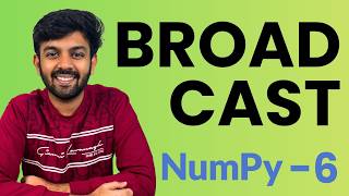 Broadcasting in NumPy | Ep-6 NumPy | Python for AI DS | code io - Tamil
