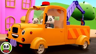 Wheels On The Tow Trucks + More Children Rhymes and Cartoon Vehicles