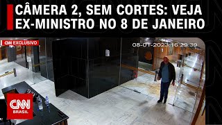 Veja imagens sem cortes do ex-ministro do GSI nos ataques ao Planalto em 8/1 - Câmera 2 | CNN BRASIL