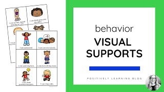 How to Support Classroom Behavior Using Visuals