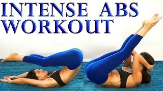 Killer Ab Challenge, Intense 20 Minute Extreme Abs At Home Workout For Women