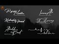 How to Make Signature Logo in Adobe illustrator