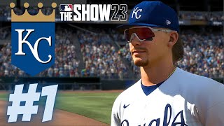 MLB THE SHOW 23 KANSAS CITY ROYALS FRANCHISE EPISODE 1!