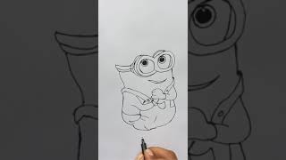 Minions cartoon drawing video/ Minions easy drawing for kids
