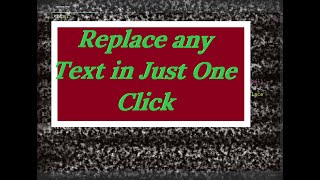 Text Replace Function at Medium Level | Codes Never Die