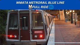 WMATA Metrorail: Blue Line 🔵(BL)🔵 to Largo Town Center....FULL RIDE