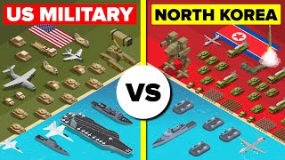 UNITED STATES vs NORTH KOREA - 2024 Military/Army Comparison