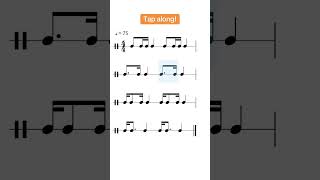 Rhythm tap along #rhythm #sightreading #musiclesson