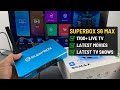 SuperBox S6 Max Review | Unboxing & Setup Android TV Box | Live TV | Movies | Blue TV