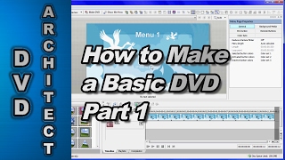 How to make a Basic DVD using Vegas Movie Studio & DVD Architect Studio (Part 1)