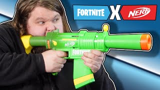 The NERF FORTNITE SMG-ZESTY is SPICY. Kind of. Maybe MILD.