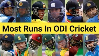 Top 25 Batsman With Most Runs In ODI Cricket History 🏏 #sachintendulkar #viratkohli #rohitsharma