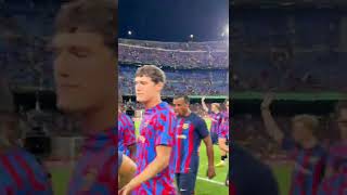 Los jugadores del Barcelona festejan la PALIZA a Pumas | #shorts