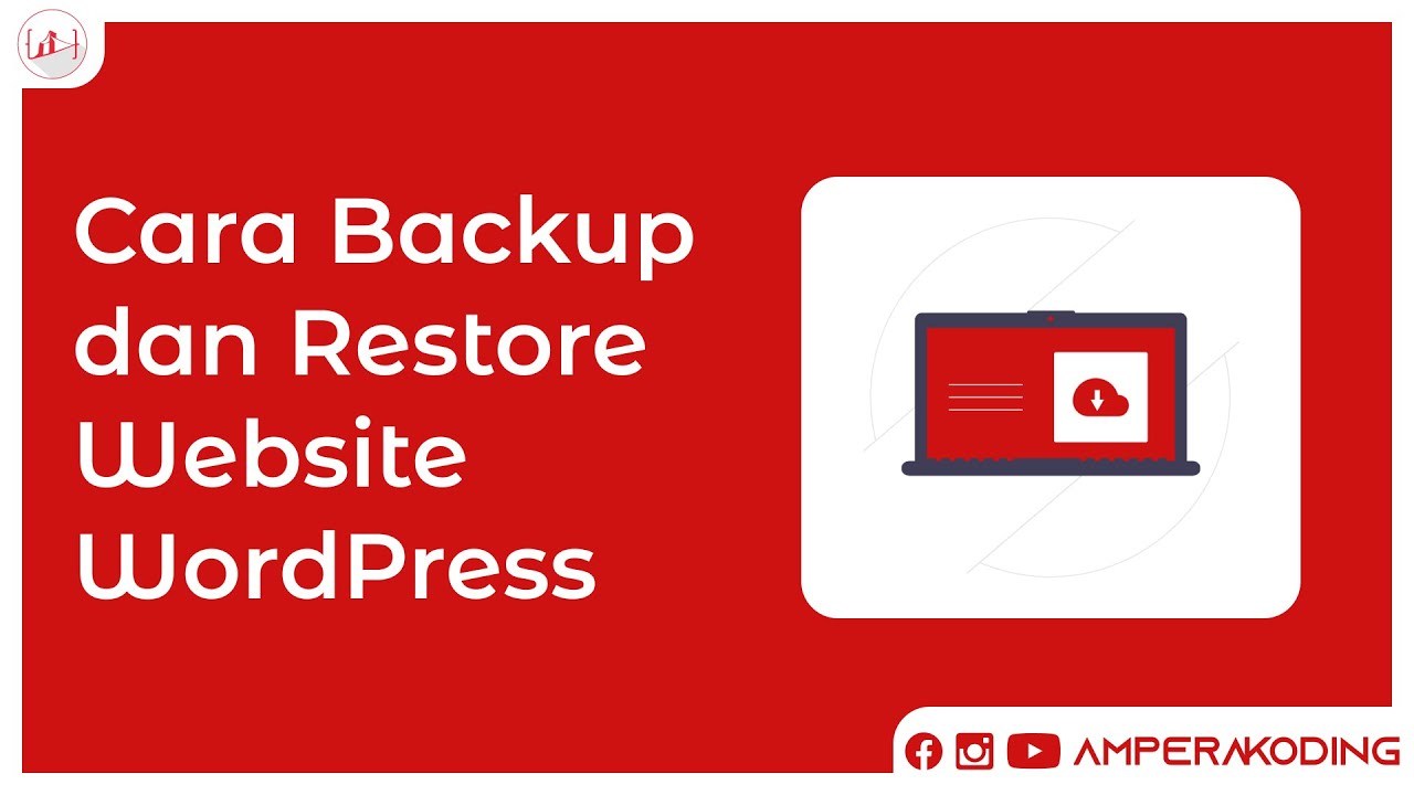 Cara Backup Dan Restore Website WordPress - YouTube