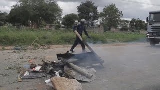 Zimbabue inicia 3 días de huelga general contra encarecimiento de combustible