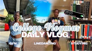 VLOGMAS UNIVERSITY OF HOUSTON AS A SENIOR | Study Vlog| Kenyan in College Diaries Ep: 12