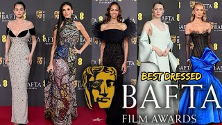 TOP 10 BEST DRESSED AT THE BAFTA AWARDS 2025! (BAFTAs)