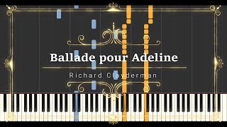 Richard Clayderman - Ballade Pour Adeline .2【Piano Tutorial】