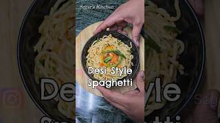 Desi Style Spaghetti Pasta Recipe For Kids Really Healthy #YouTubeShorts #Shorts #Viral #PastaRecipe