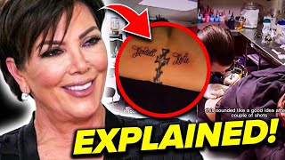Kris Jenner's 'TRAMP STAMP' Explained!