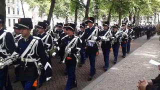 Trompetterkorps der Koninklijke Marechaussee Veteranendag 2014