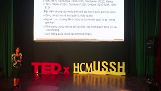 DEMONSTRATING UNIVERSAL VALUES OF HIGHER EDUCATION | Tran Phuong Bui | TEDxHCMUSSH