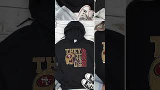 Glitter San Francisco 49ers They Not Like Us Shirt #SanFrancisco49ers #theynotlikeus #NFL #football