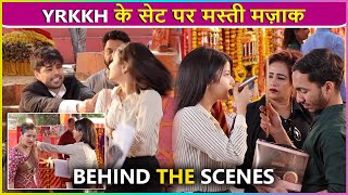 Light, Make Up Aur Masti l Yeh Rishta Kya Kehlata Hai | Behind The Scenes |  Abhira, Chachi Sa, RK