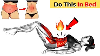 Do These 5 Exercises in Bed ➜Lose Hanging LOWER BELLY FAT | Get Flat Abs In 2 Weeks By Doing This!|