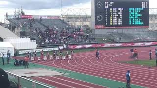 福井国体100m決勝