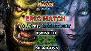 Grubby | Warcraft 3 The Frozen Throne | Orc vs. NE - Epic Match - Twisted Meadows