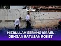 Hizbullah Serang Israel dengan Ratusan Roket Hantam Tel Aviv, Beberapa Dicegat Iron Dome