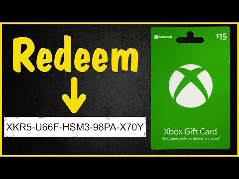 How to redeem an Xbox gift card code on Xbox One, Xbox Series X/S or on the website (Microsoft Store)