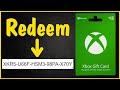 How to Redeem an Xbox Gift Card Code on Xbox One, Xbox Series X/S, or on Website (Microsoft Store)