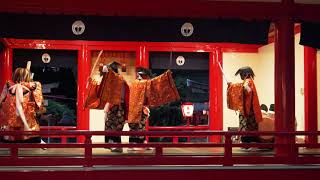 貴見城 1/3 春日神社夏まつり 奉納神楽 櫟木神楽