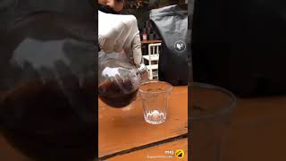 siphon coffee in making ☕☕|| #coffeelovers #short video. share with your friends 😊❤️.