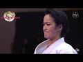 kiyou shimzu (jpn) vs sandra sanchez (esp) premier league dubai womens kata final's