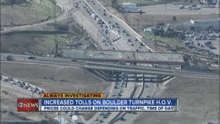US 36 toll lanes to have fluctuating fees