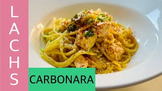 Lachs Carbonara himmlisch lecker! Die bessere Alternative zum Original Rezept?