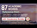 87 Academic Words Ref from 